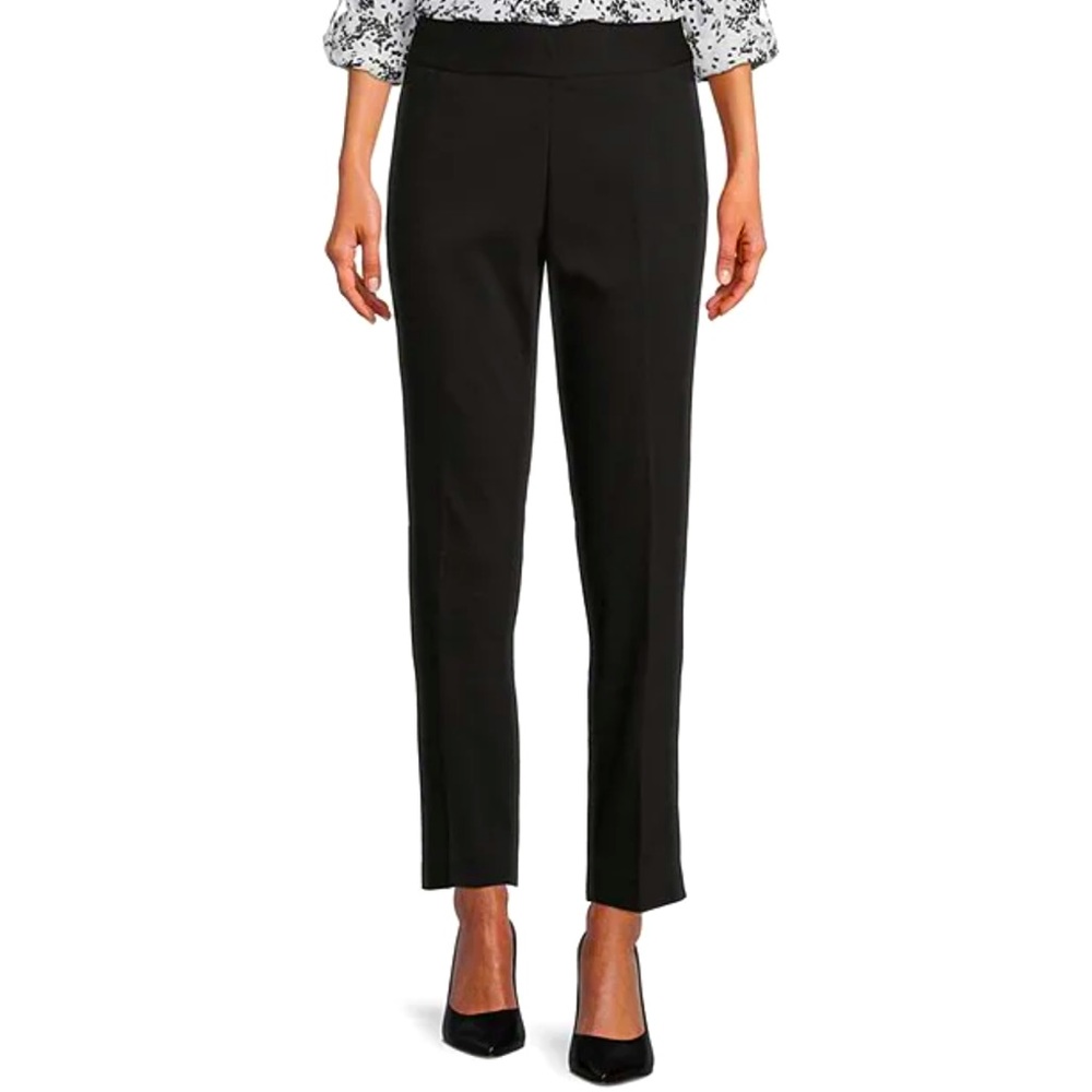 Investments | Stretch Ankle Straight Pants | Black | Women’s 10